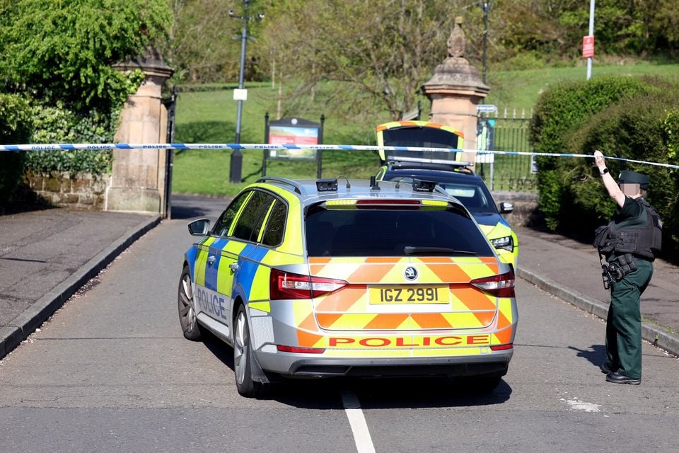 Police at the scene of a security alert in north Belfast at Cavehill (Photo by Jonathan Porter / PressEye)